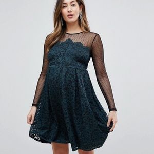 ASOS maternity lace dress